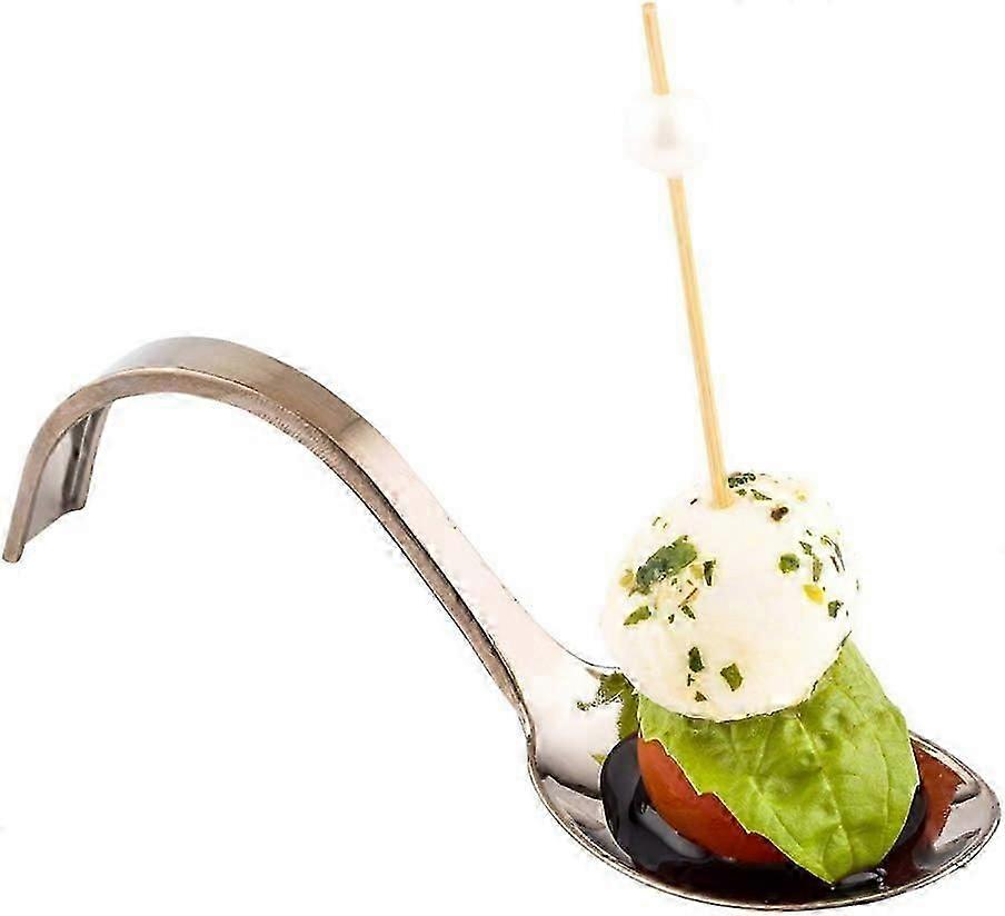 10pcs Restaurantware 4 Inch Tasting Spoons, Disposable Appetizer Spoonsfor Party Gift