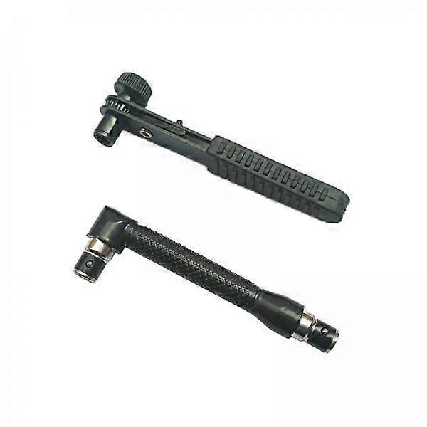 2-4pack Ratchet Wrench+Socket Wrench Driver Tool Key Utility Tool Spanners for