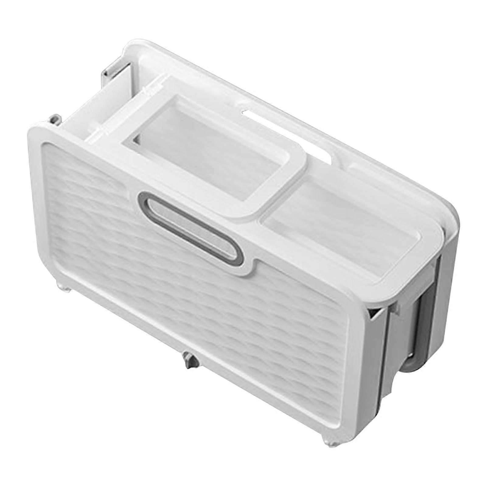 Folding Mop Bucket, Washing Tub Collapsible Cleaning Mop Bucket, Rectangular (A)