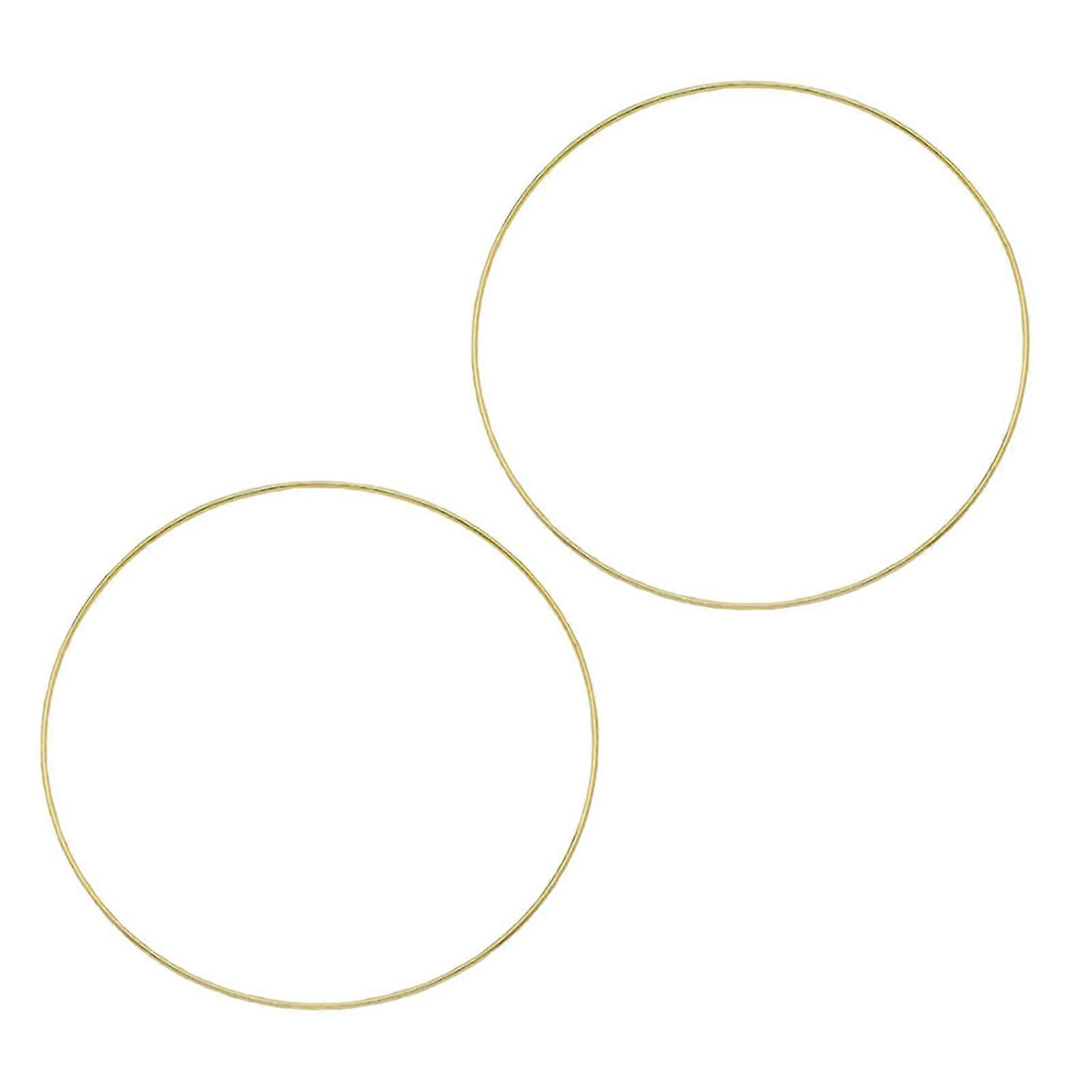 2x Rings Circle Wreath Macrame Hoop Decorations Party