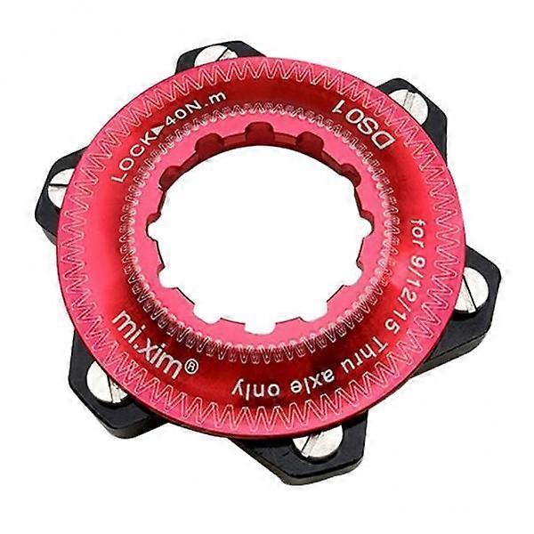 2xBike Center Lock Adapter Conversion to 6-Bolt Rotor Washer Gasket Red