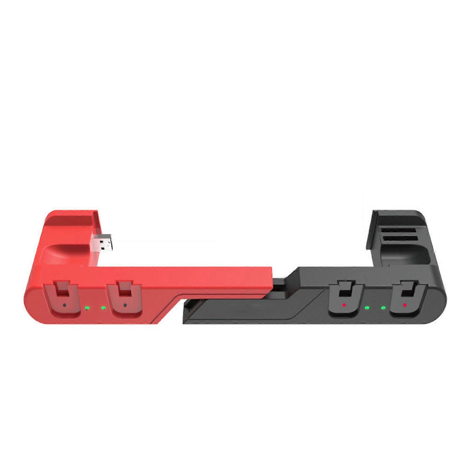 Multiple Angles Gamepad Charger Stand with Overheating Protections Compact Charging Stations Easy Carrying for Switches Multicolor