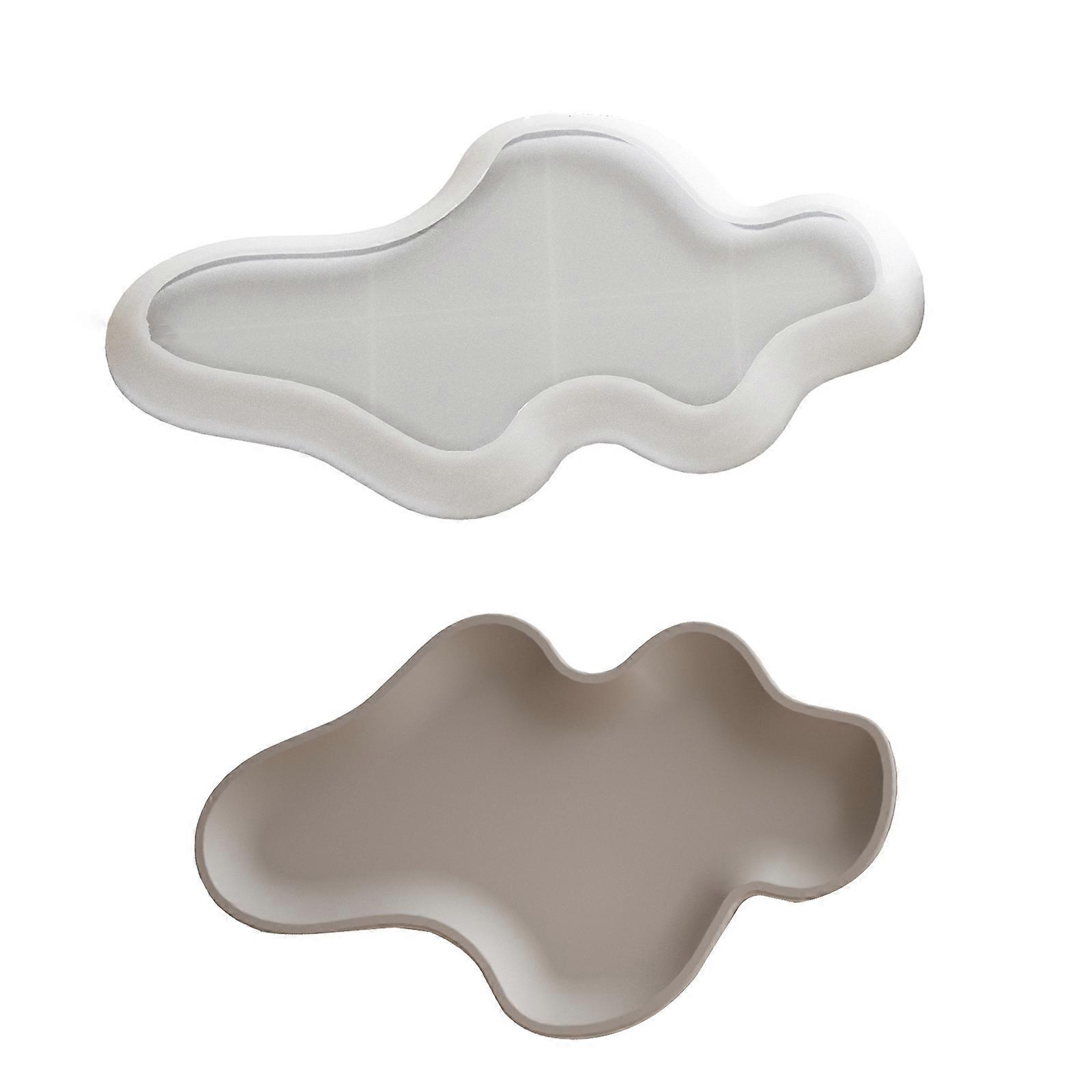 Creative Craft Sturdy Silicone Molds Home Accessory Portable for Oval Trays Resin and Concrete Use Home Decoration