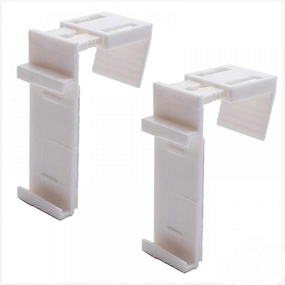 Adjustable No-Drill Clamp Support Set for 1.5-2.2 cm Blackout Roller Blinds