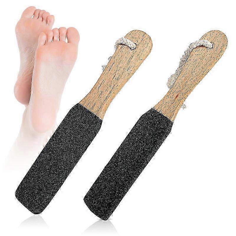 Callus Remover Foot File, Double-Sided Pedicure Tool for Exfoliating Heel & Cuticle – 2 Pack