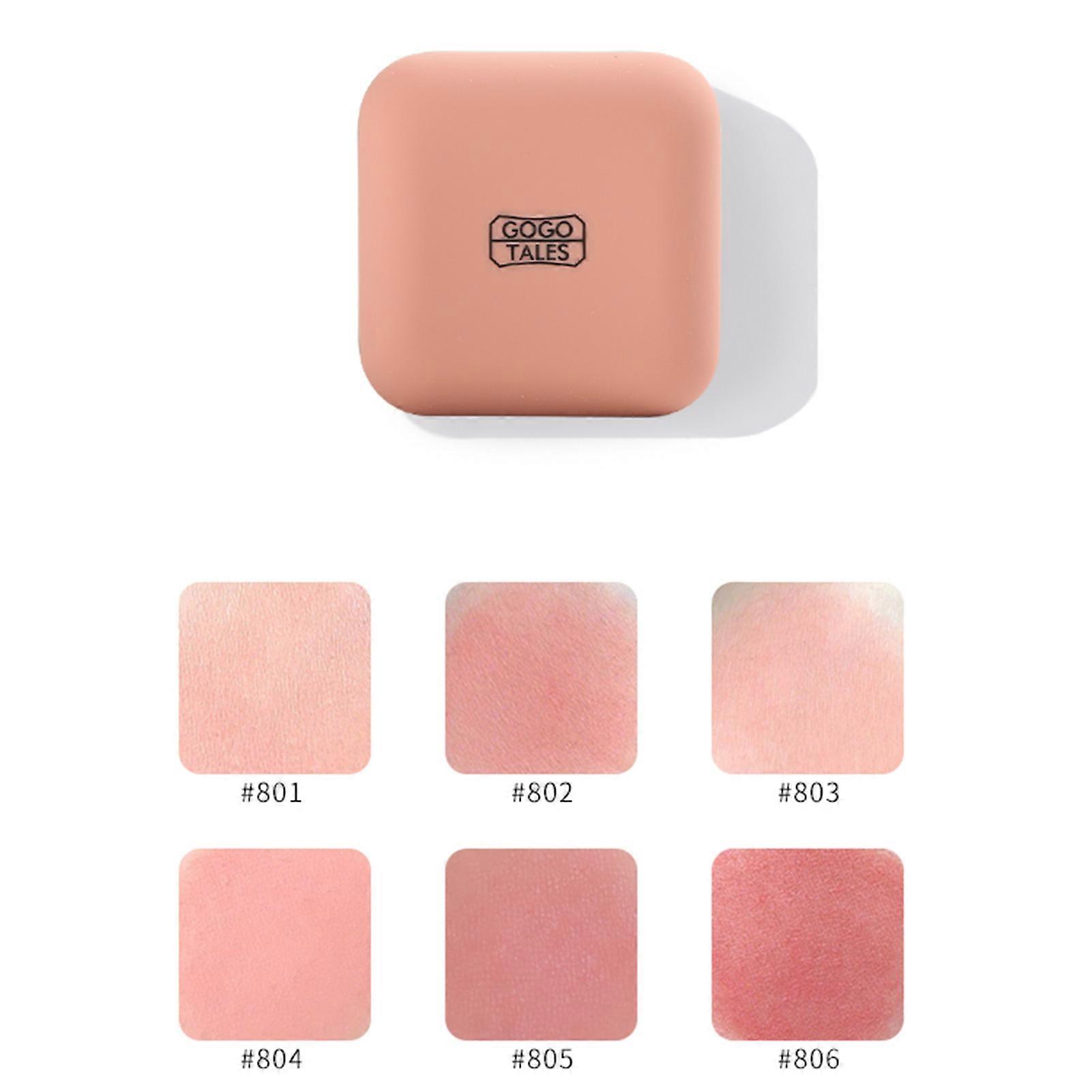 GOGO TALES 5g Crafted Elegance Blusher Fine Powder Lasting Color Brighten Complexion Face Makeup