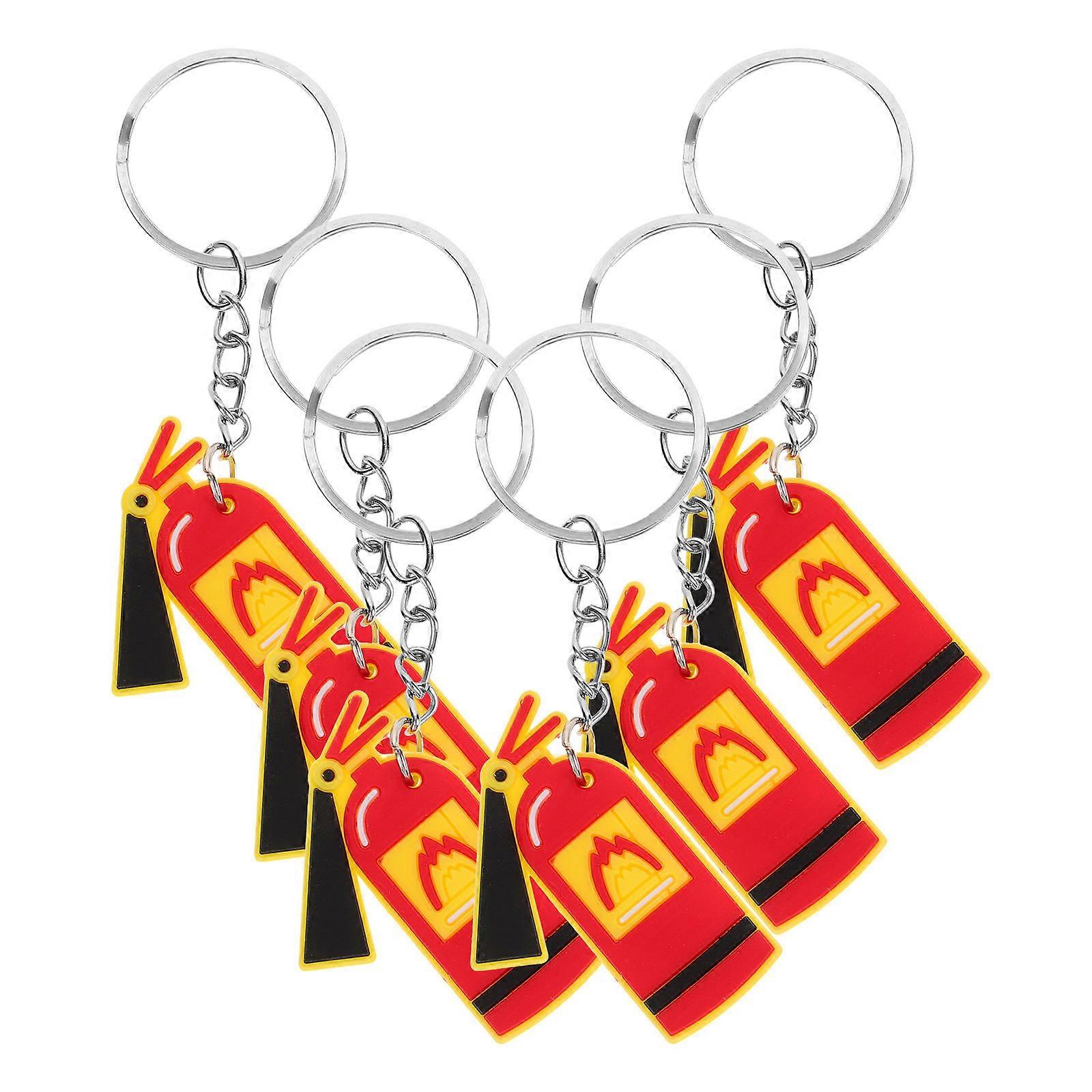 Functional Extinguisher Keychains for Convenient and Eye-catching Accessory