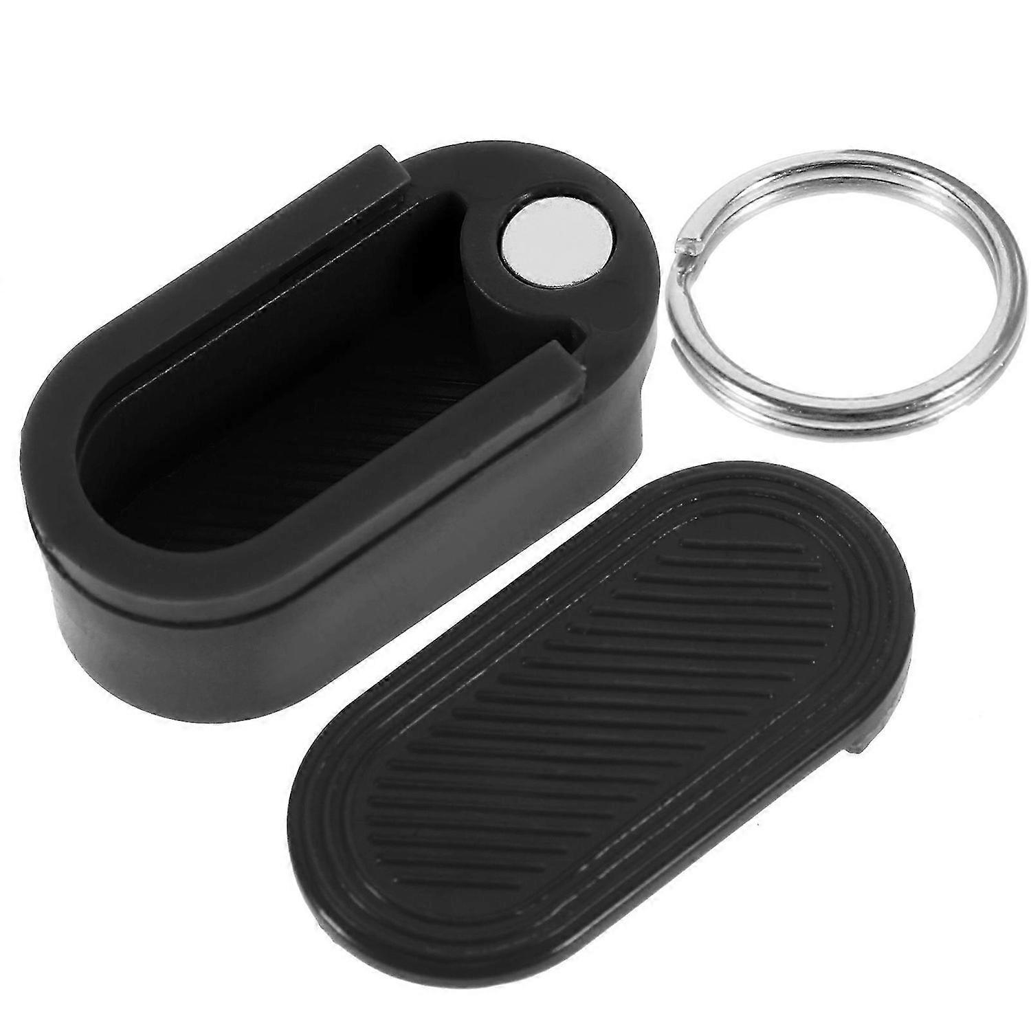 Small Pill Box Keychain Pill Holder Portable Travel Pill Container Plastic Pill Case Keyring