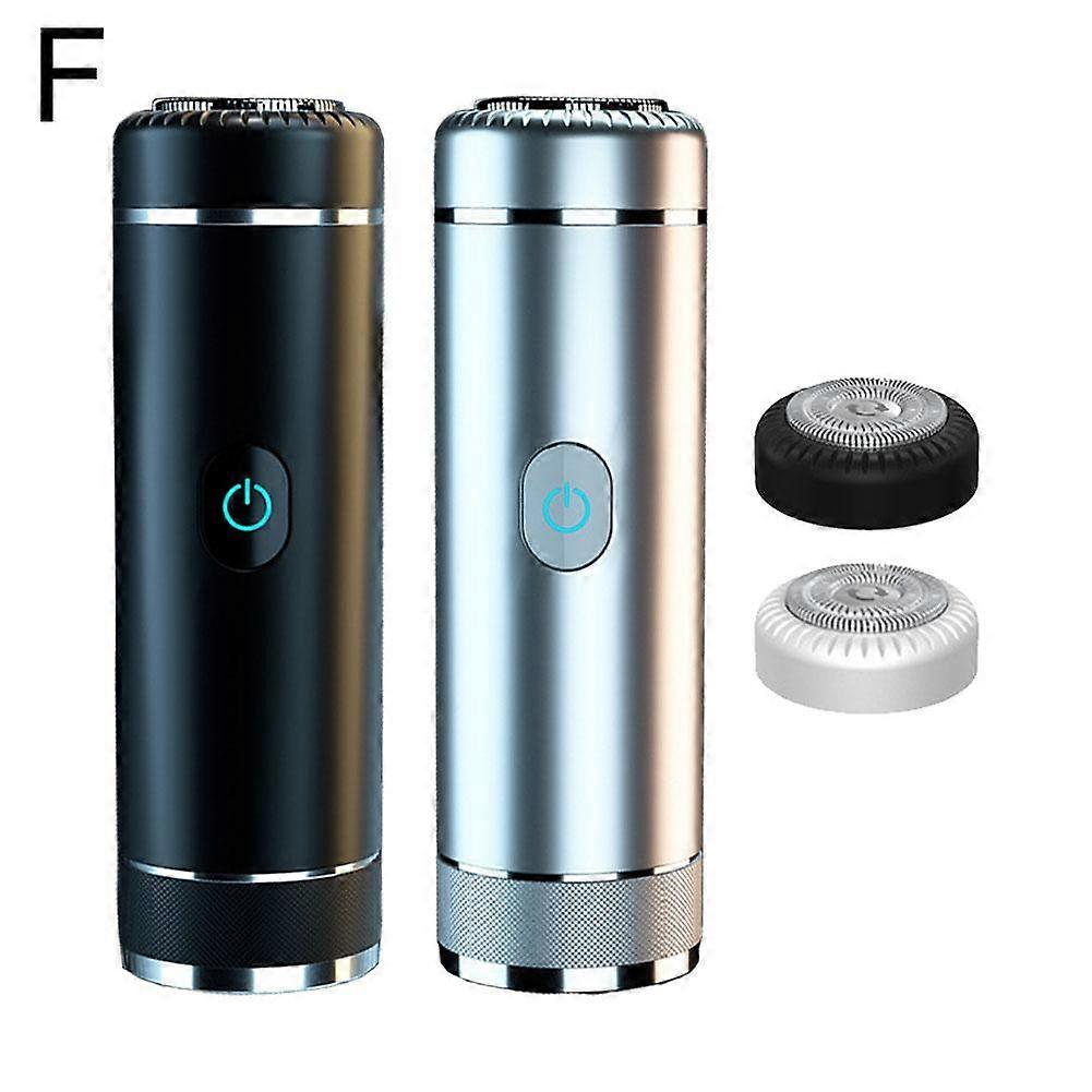 6D Portable Rechargeable Floating Shaver with Blade Compact Mini Electric Travel Razor Combo