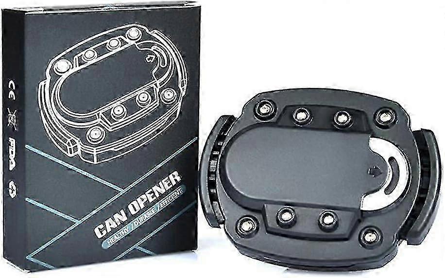 Versatile Manual Can Opener - Topless Multi-Function Bar Tool, Screw Can Opener, Beer Can Opener, and Multifunctional Bottle Opener for Home