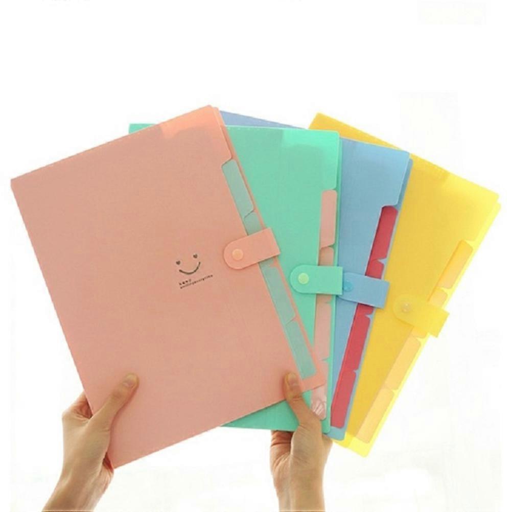 Multipurpose File Folder with Indexed Pockets for Easy Access