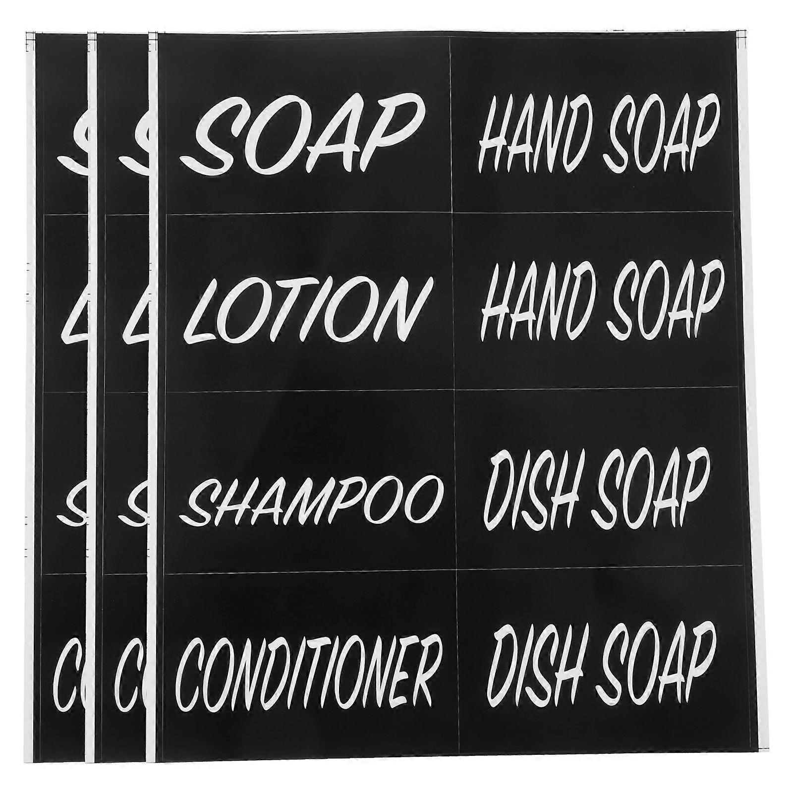 Bathroom Organization Labels for Containers, and Versatile