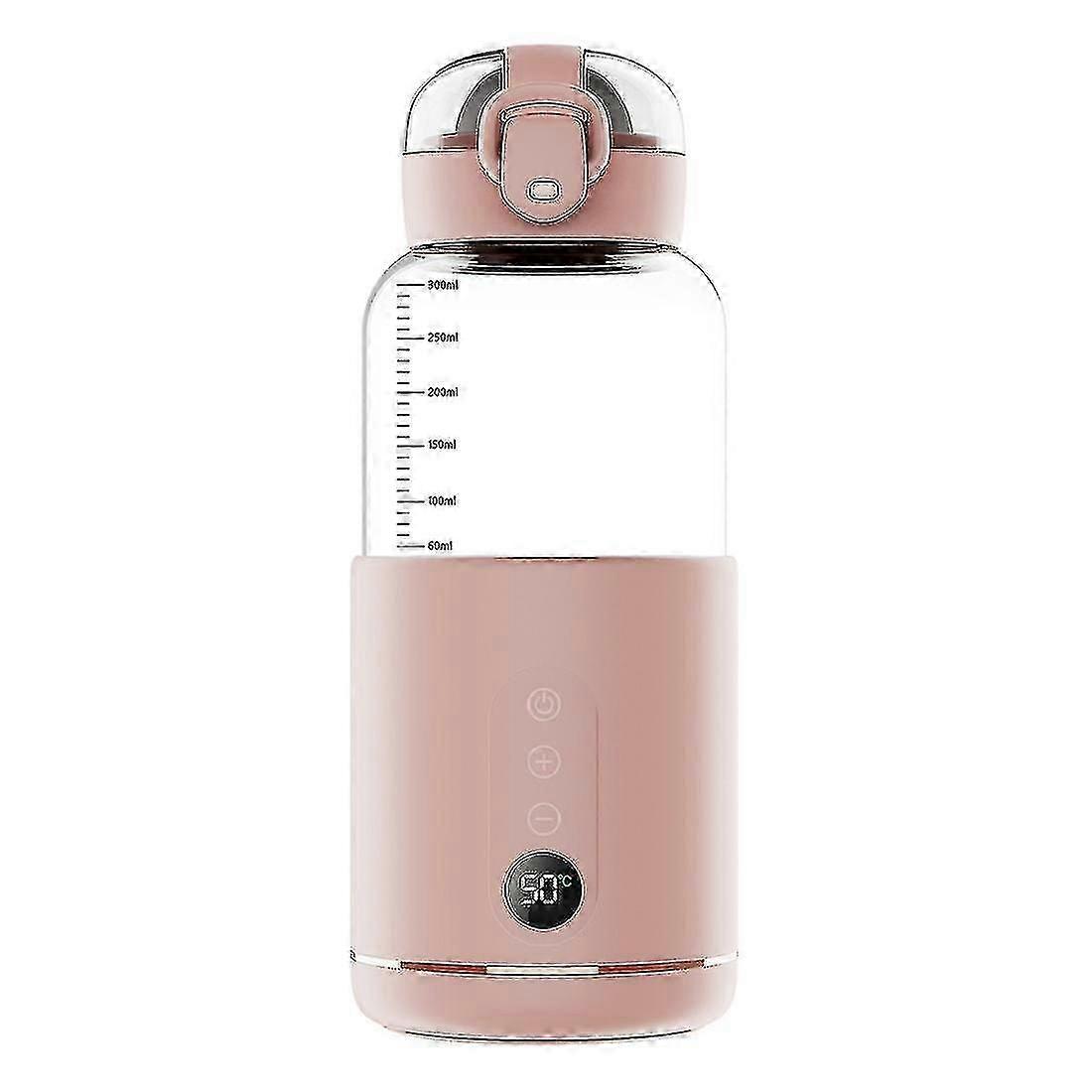 Portable Water Warmer Rechargeable For Formula, Milk, Precise Temp Control, 300ml Portable Instant Water Warmer For Travel-YKY416
