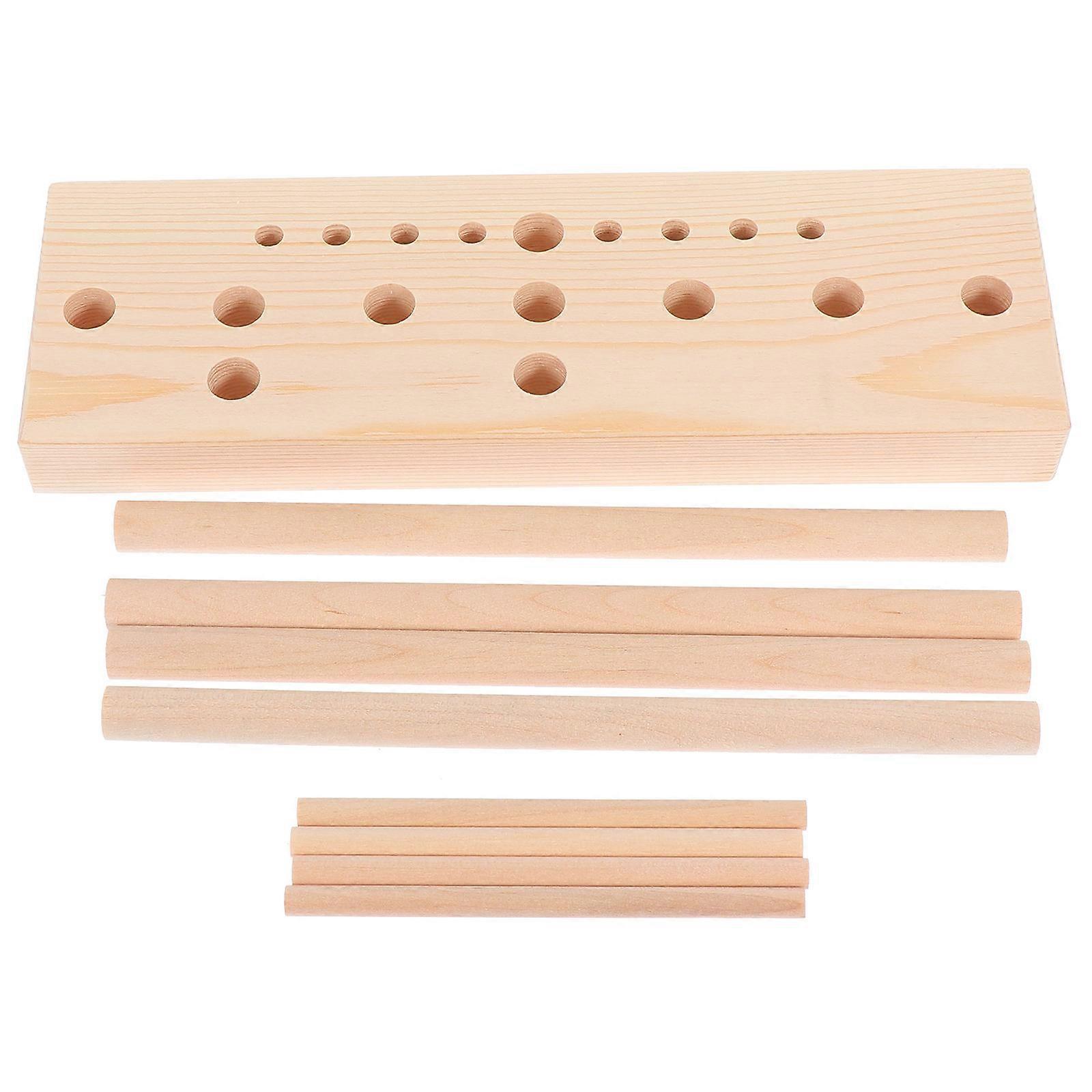 Wooden Bow Maker Set,Ribbons for Crafting and Customizing Decorative Bows
