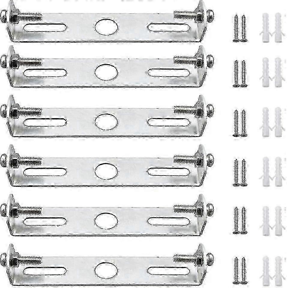 Ceiling Light Bracket - 95mm, Iron, Galvanized, with Screws & Rubber Plugs