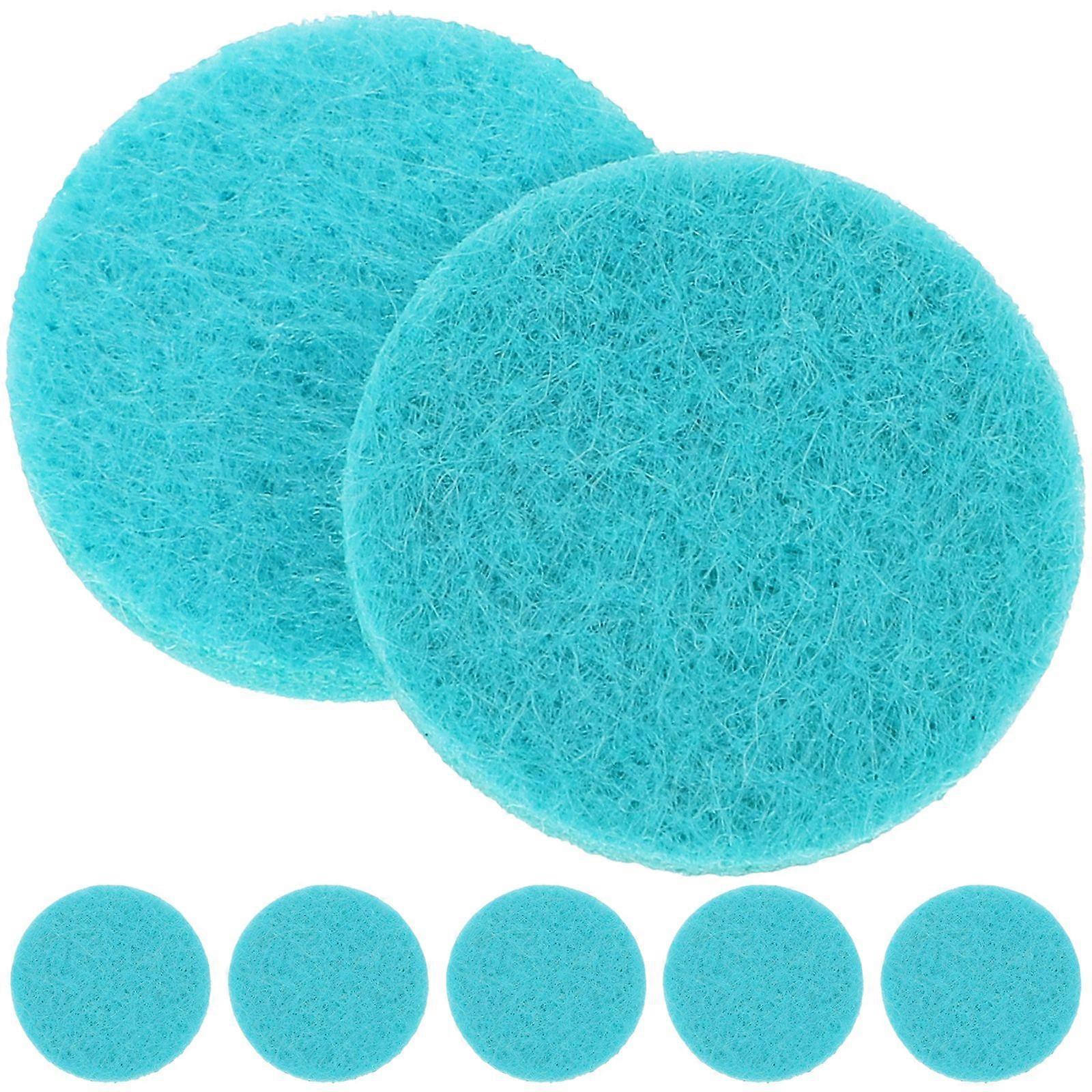 100Pcs Aromatherapy Diffuser Pad Round Replacement Refill Pads for Necklace Locket Pads