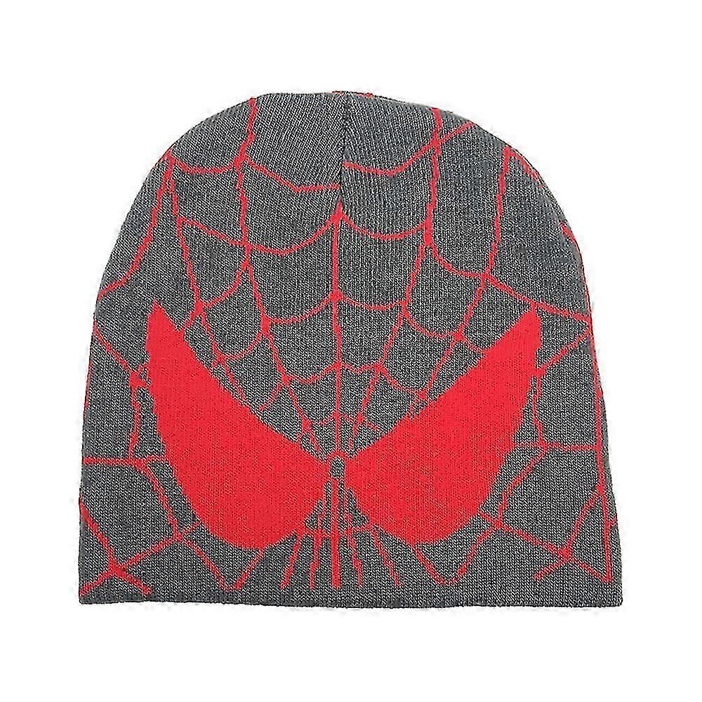 Men Women Spider Man Knitted Beanie Hat Winter Warm Skullies Cap Cosplay Costume vxz