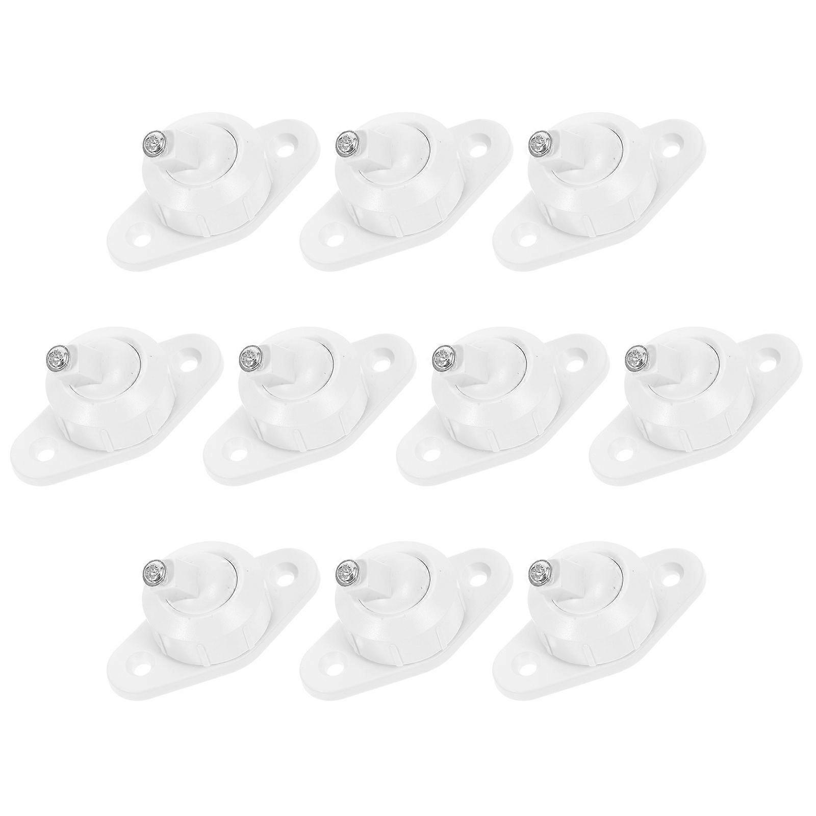 10pcs Universal Sensor Wall Mount Bracket For Infrared Alarm Detectors Sensor Mount Bracket For Home Security Systems Wall Alarm Detector Mount For In
