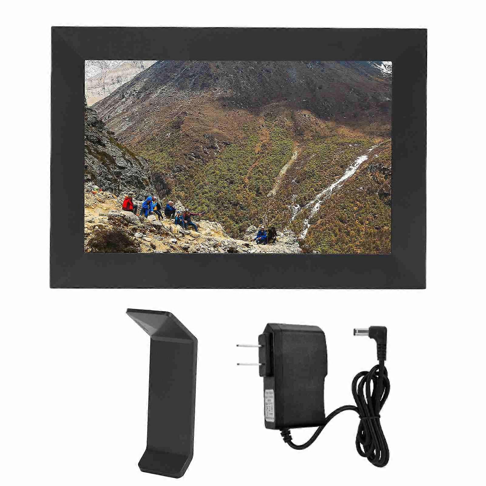 10.1" WiFi Digital Photo Frame | 1280x800 IPS Touch Screen, 16GB Storage, US Plug
