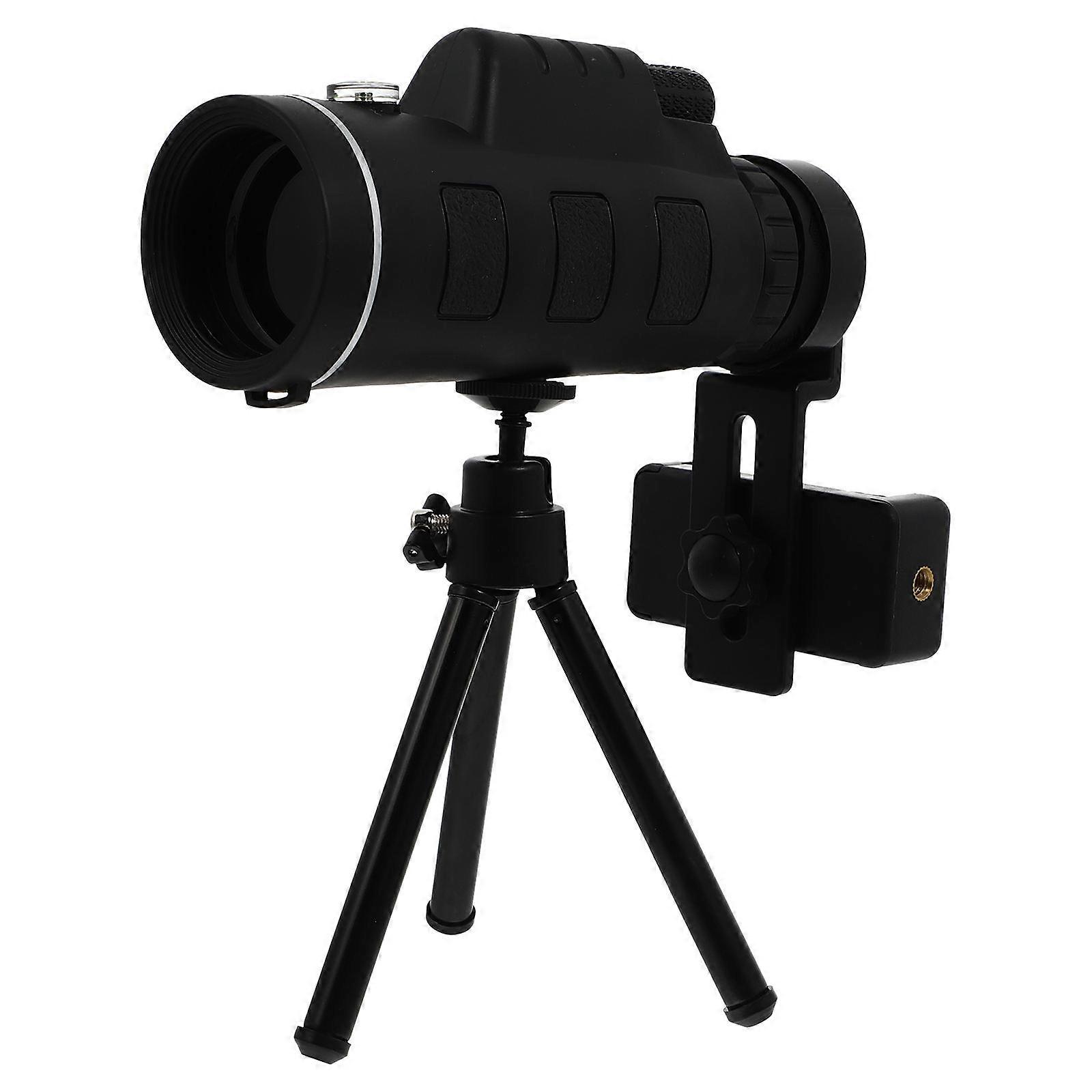 Lightweight Monocular Telescope for Phones, Optical Lens, Includes Tripod for Stable Viewing and Photography