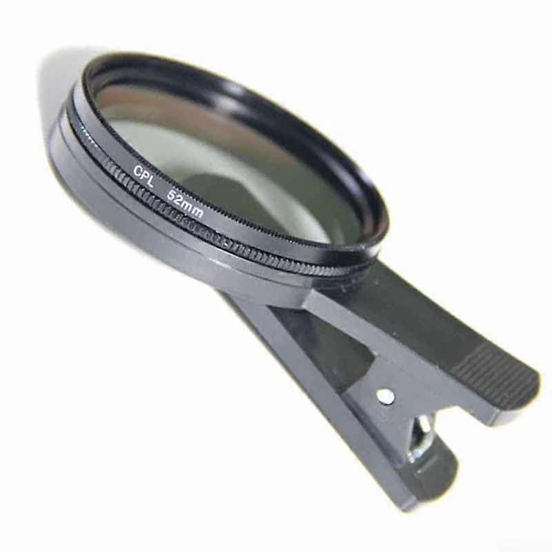 Mobile Photography 52mm CPL Filter for smartphones, better contrast.