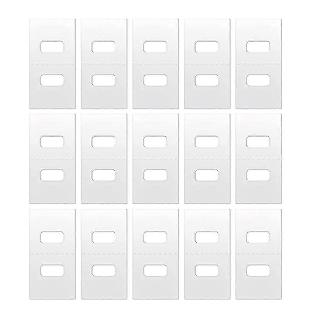 24pcs Clear PVC Vertical Blind Repair Tabs for Home with Strong Adhesive透明PVC材质,家用垂直百 窗 复贴,强 粘 剂