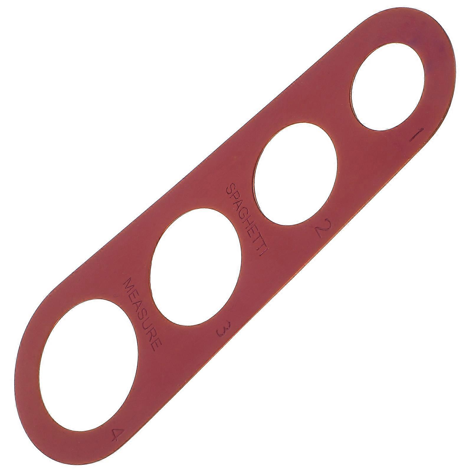 Pasta Measuring Device Stainless Steel Spaghetti Measure Tool Waste Reduction for Home Cooks Cooking Pasta Purple 18.00X6.00X0.10CM 1Pack
