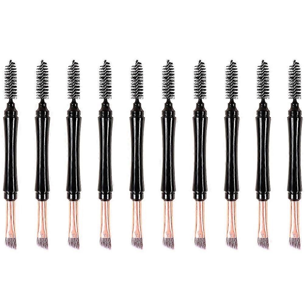 Eye Brow Brushes For Makeup Convenience Dual Tip Makeup Tools Size 127x1cm 10Pcs