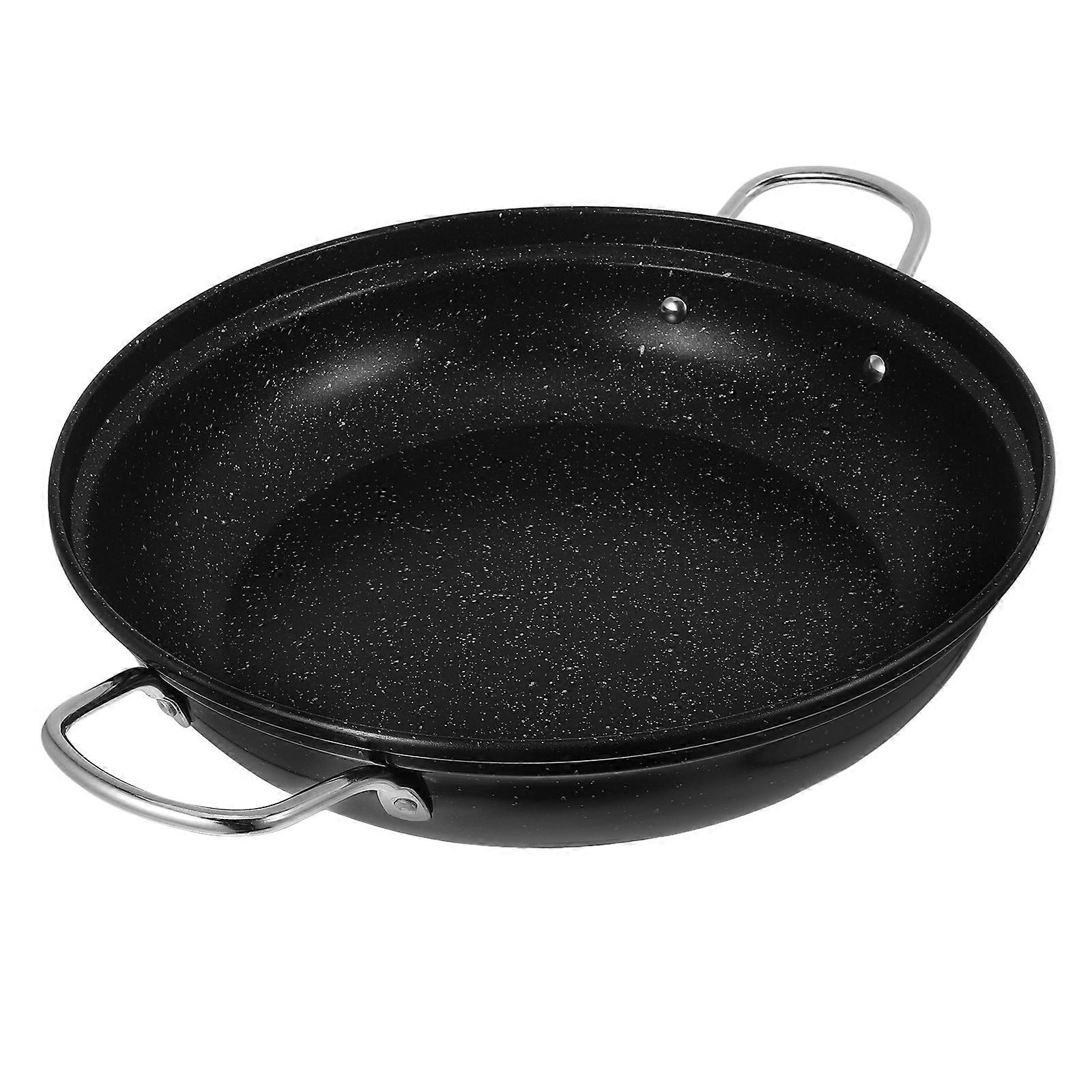 Stainless Steel Wok Versatile Cooking Kitchen Cookware Heat-Resistant 30Cm 1Set