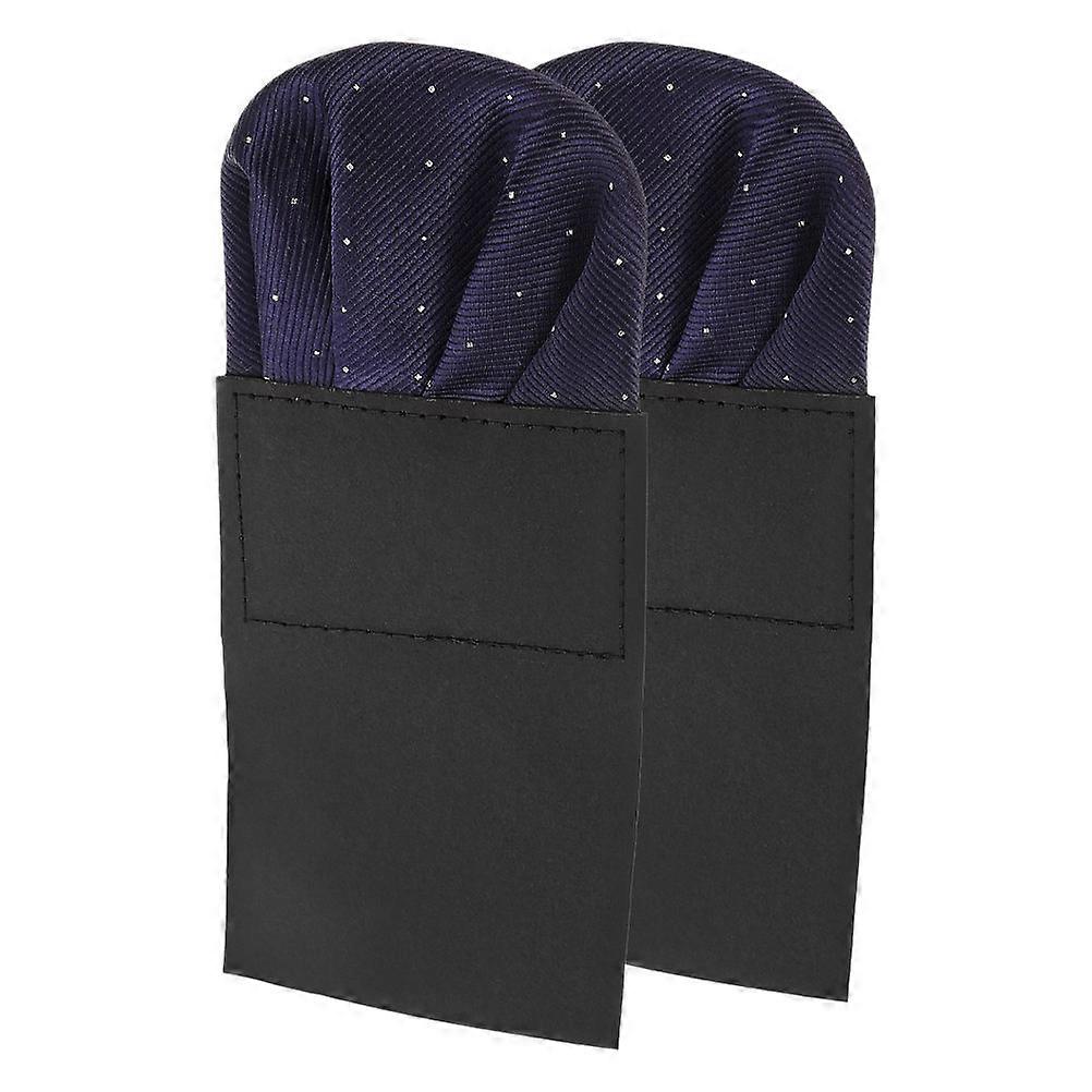 Handkerchiefs for Men Square Shape Decorative Effect Anniversary Celebration 2Pcs