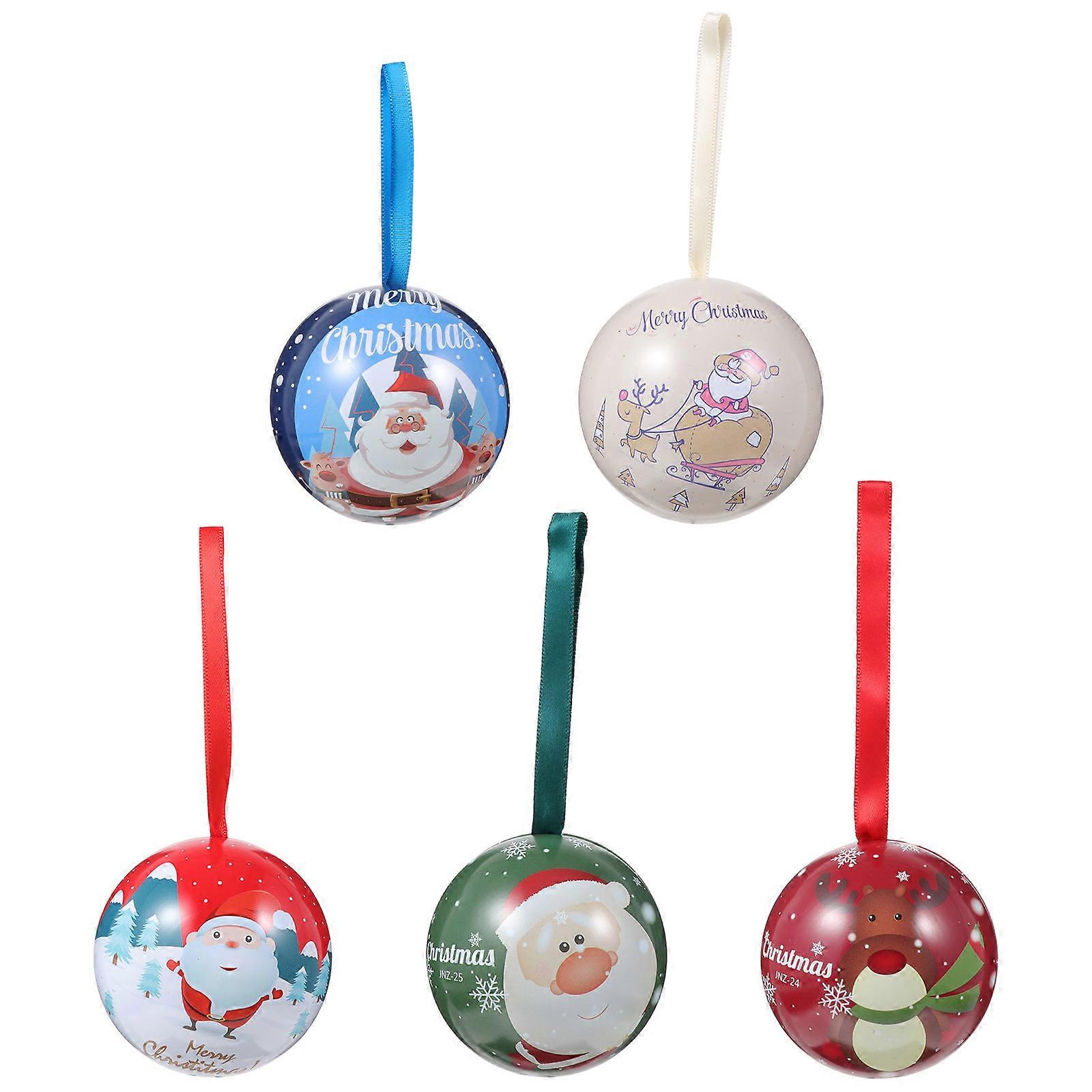 Small Boxes For Round Ball Shape Metal Diy Projects Home Baking Christmas Party Packaging 10Pcs