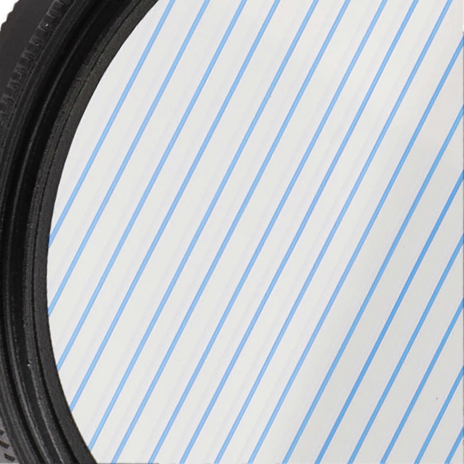 Junestar Blue Streak Special Effects Filter, Point to Line Filter, 46mm Waterproof Camera Accessories