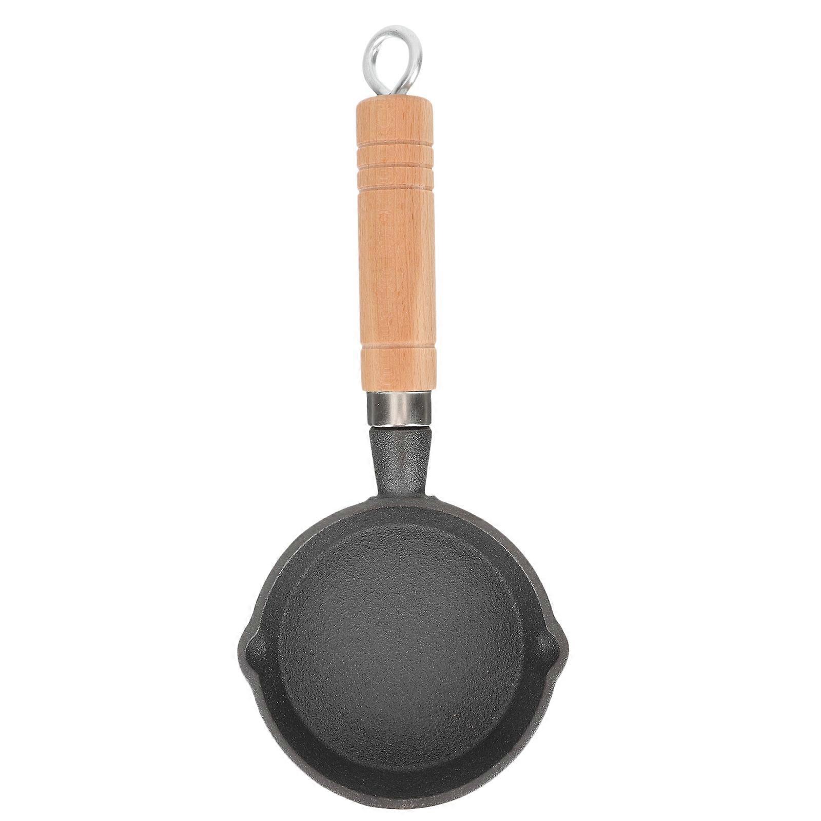 Compact Cast Iron Frying Pan for Cooking, Hiking, and Camping – Kitchen Utensil for Efficient Food Preparation