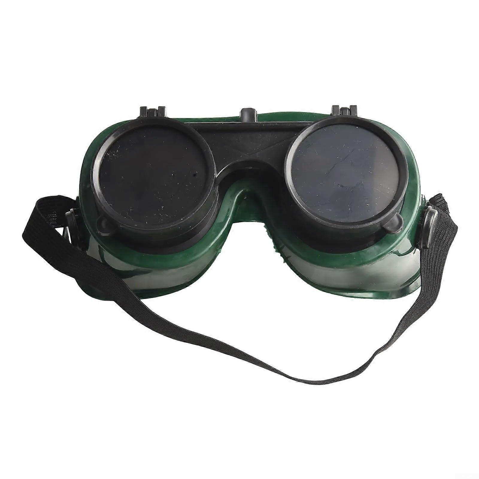 Welding Antiglare Goggles, Polycarbonate Lenses, Anti-Fog, Adjustable Strap, ANSI Z87.1 Rated, One Size