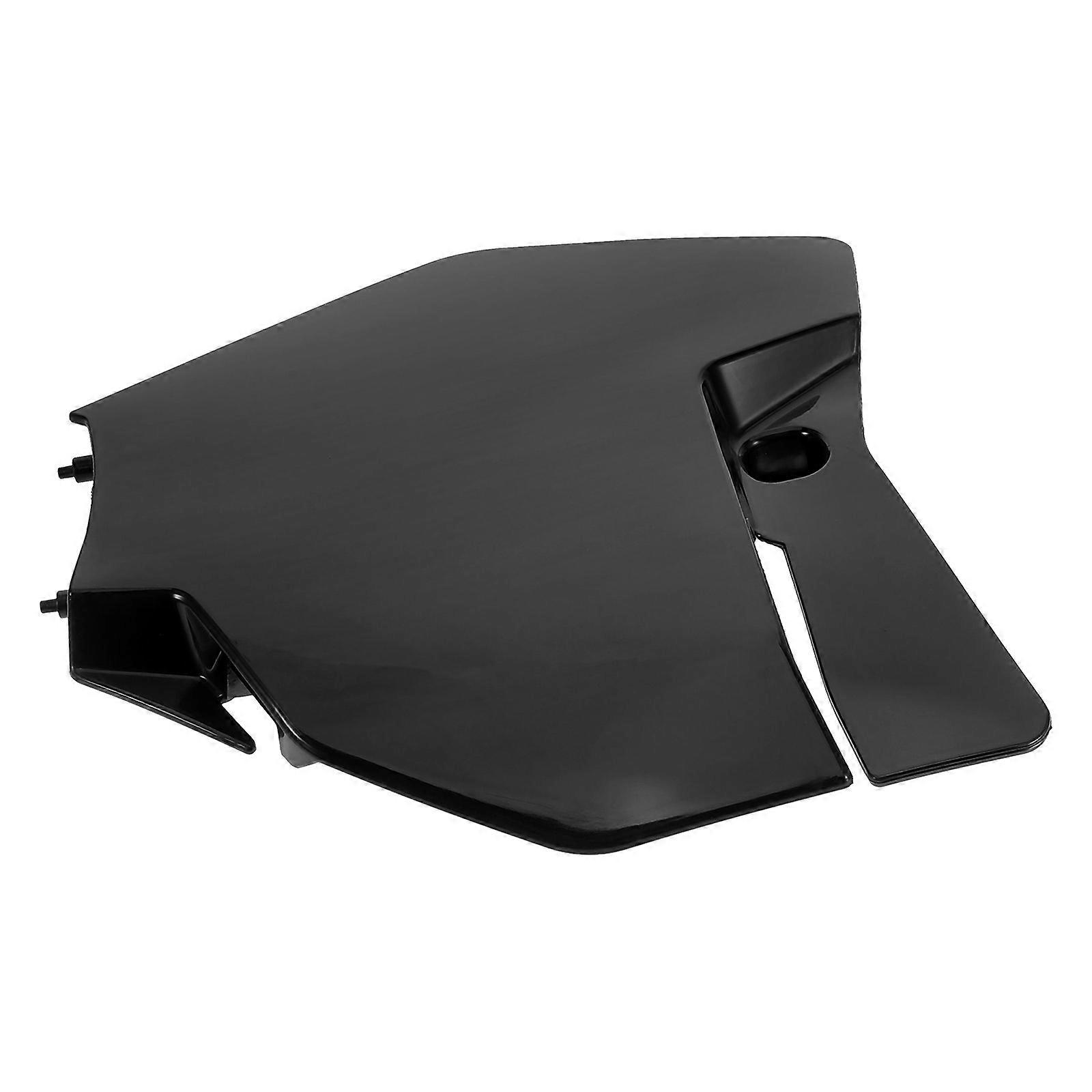 Motorcycle Front Number Plate Black Durable Dirt Bike Accessories Rectangular Off- 1Pack