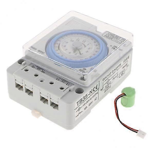 Timer Cronometrico 2x24H Interruttore Meccanico Timer Analogico Industriale 100-240V