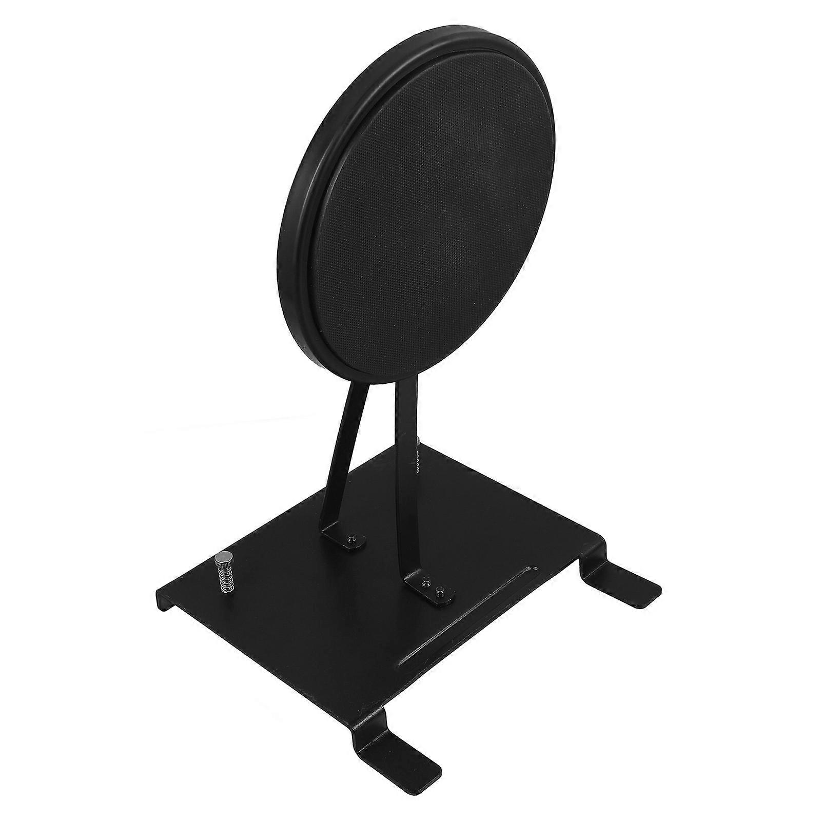 Bass Drum Pad Heavy and Durable Steel Construction Drummers 8.84X8.84X14.54in 1Set