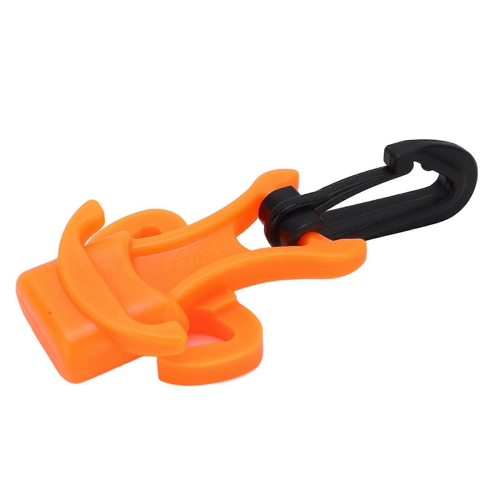 Octopus Holder Plastic Submersible Regulator Vent Pipe Protector For Backup Regulator BCD Orange