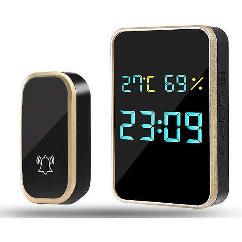 Waterproof and Automatic Wireless Outdoor Doorbell No Batteries Needed