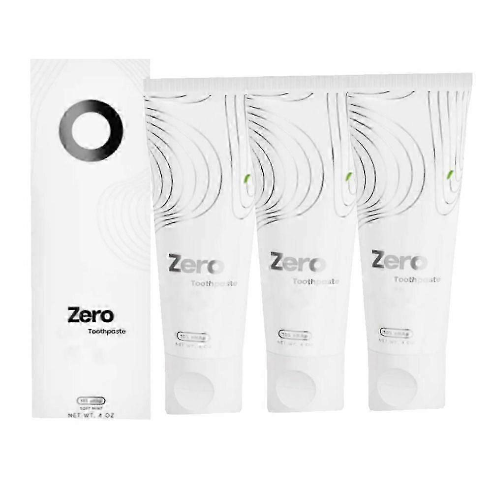 1-3pcs Zero Toothpaste 10% Nano-Hydroxyapatite for Advanced Enamel Protection