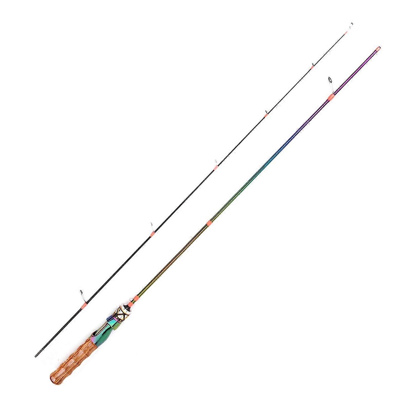 Fishing Rods Ultra-High-Carbon 2-Piece Trout Bait Spinning Rod 1.68m/1.8m Travel