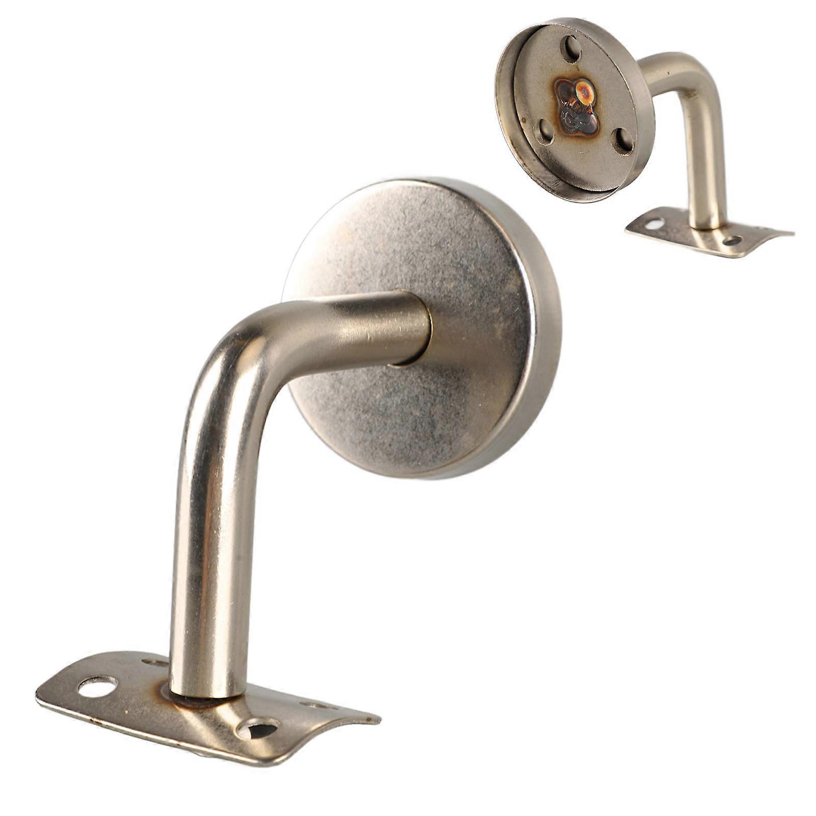 5Pcs Wall Handrail Bracket Practical Robust Wall Mounted Stainless Steel Handrail Bracket Set for Stair Armrest 