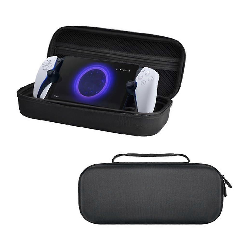 Carrying Case for PlayStation Portal - EVA Shockproof Storage Bag for PS5 Remote Player, Black, Fits Sony Controller