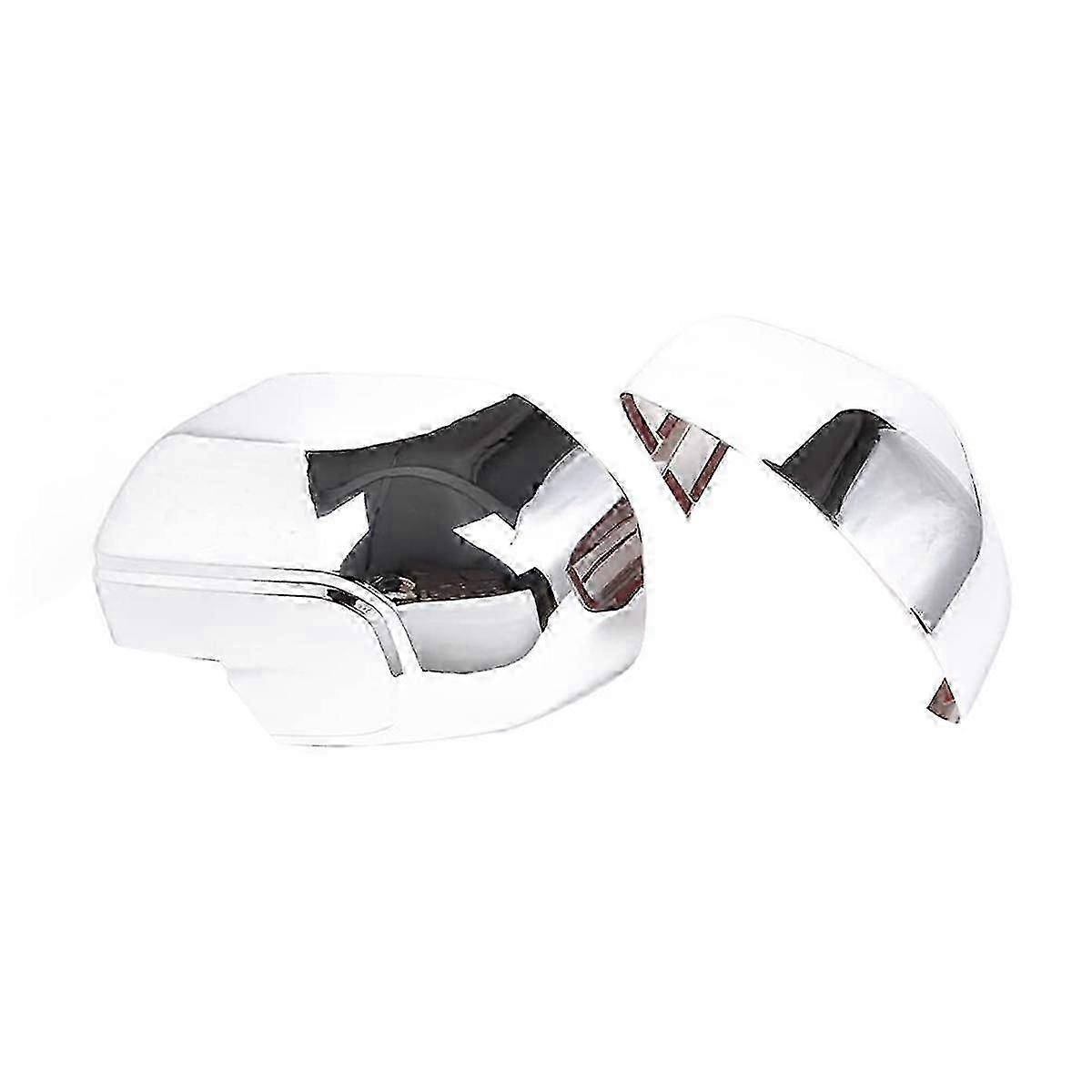 Apply For 2022 2023 Rear View Mirror Outside Housing Door Side Mirror Cover Cap Trim (Silver)