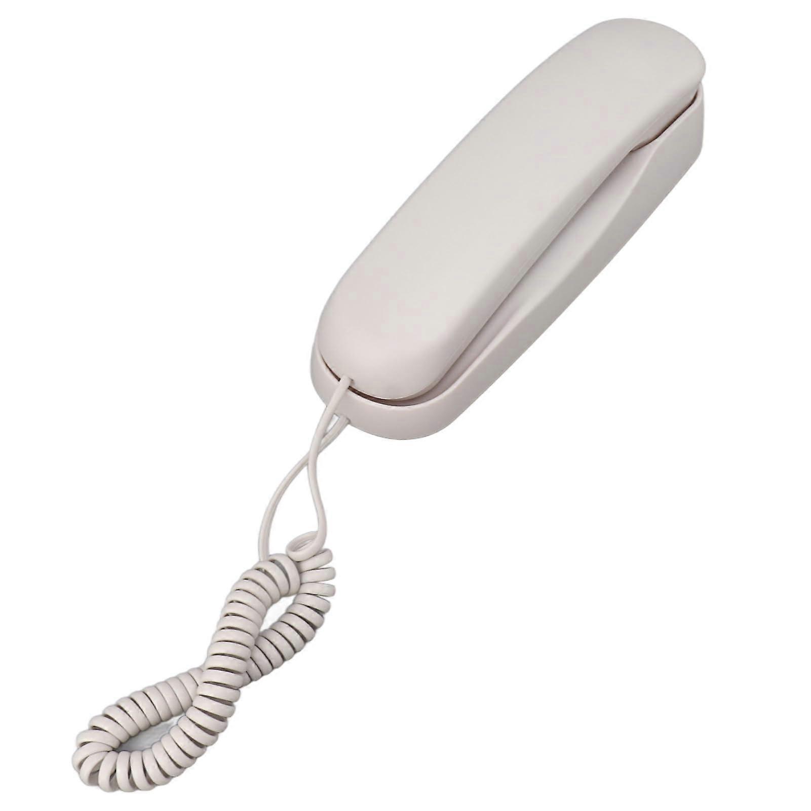 Corded Phone for Home, Durable Landline Phone with Large Buttons for Seniors, Versatile Phone Wall Mounted for Home, Office, Hotel and More White