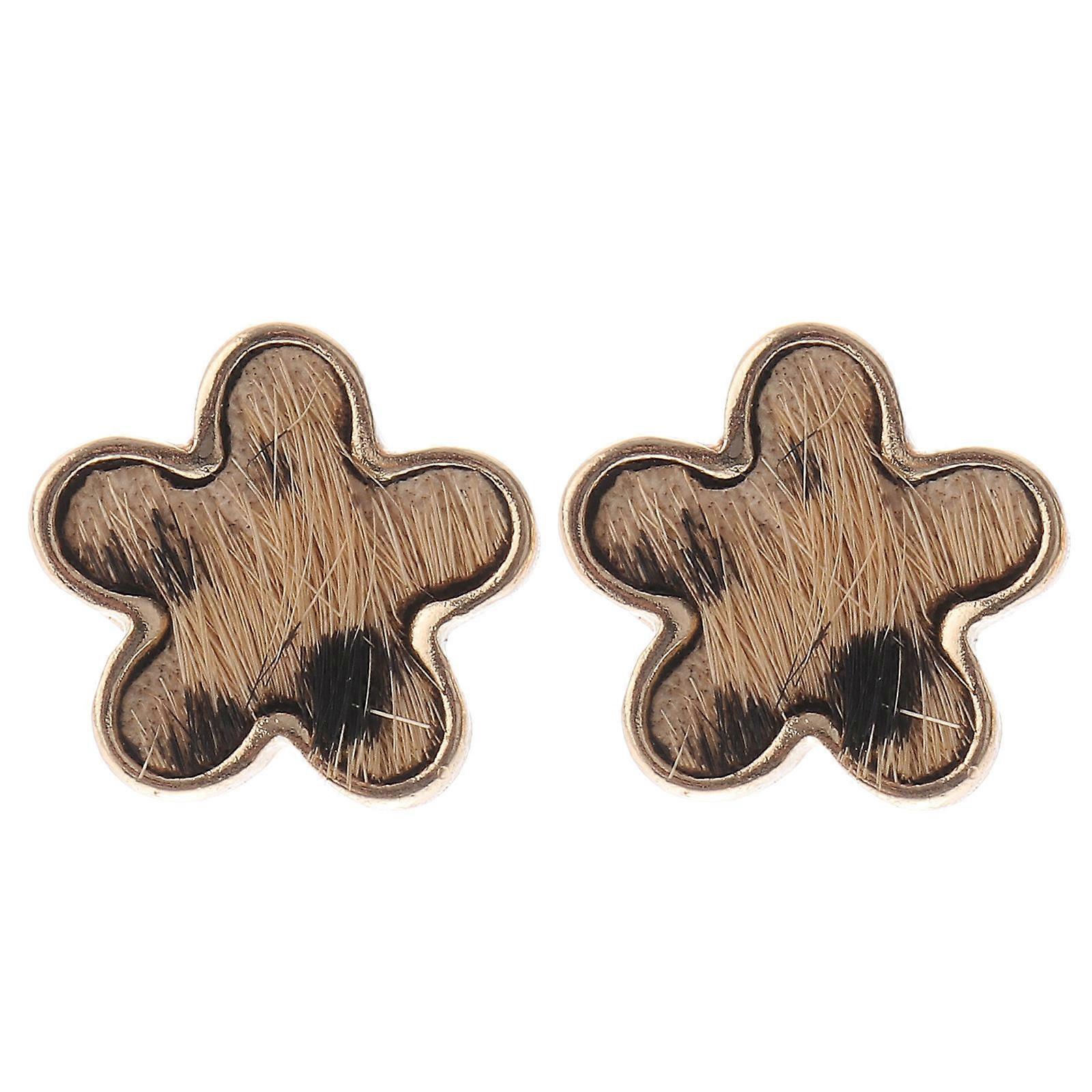Leopard Flower Charms for Watch Straps Stylish Silicone Wristband Accessories with Unique Pattern Design, Easy to Install