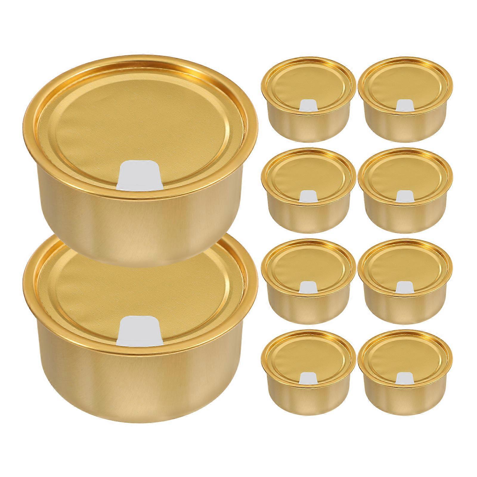 Tea Coffee Can Sealed Design For Daily Use 10Set
