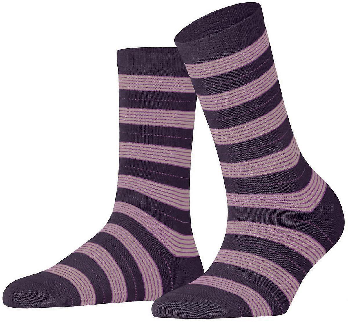 Falke Stripe Uniform Socks - Wineberry Purple