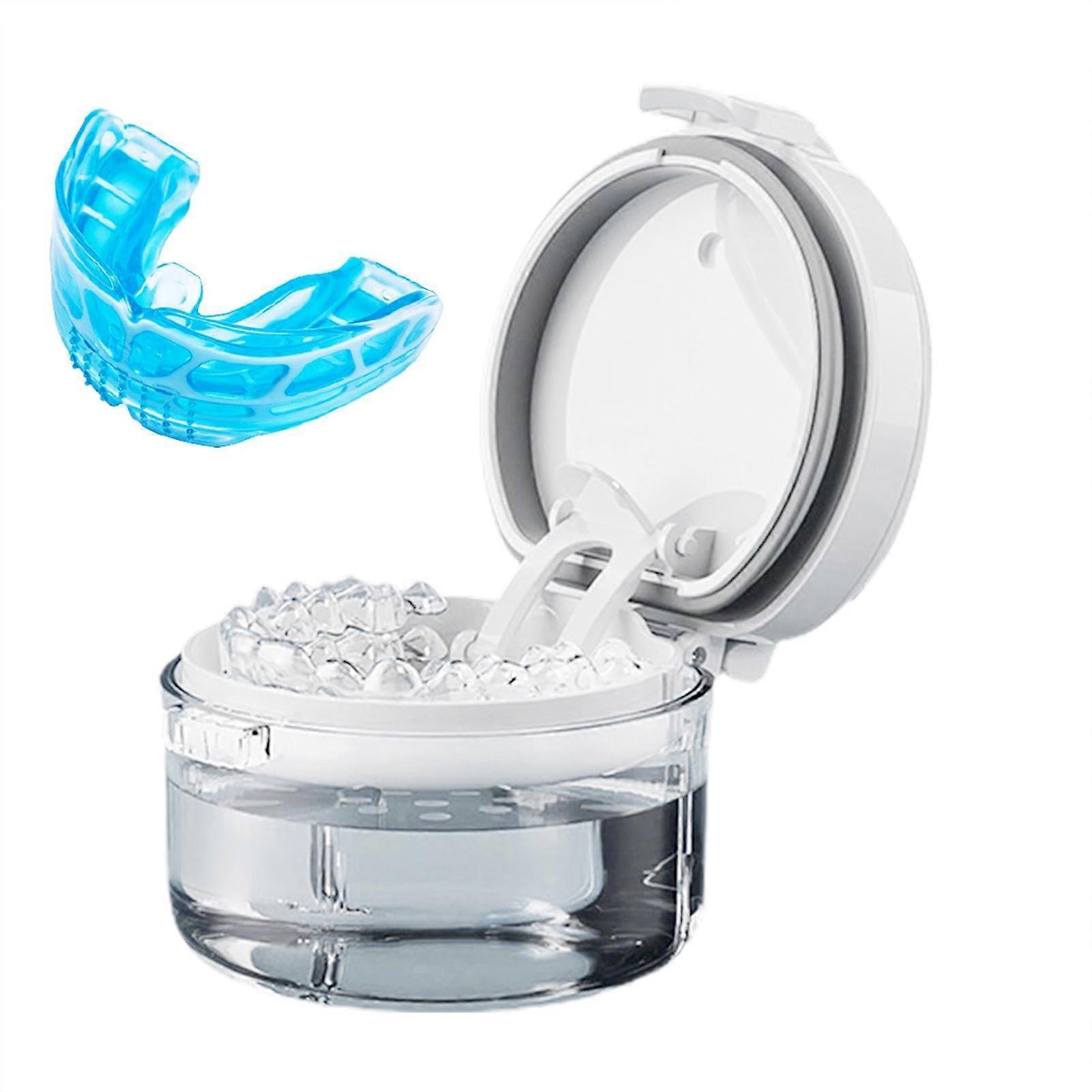 Retainer Cleaning Tray Case for Orthodontic Aligners and Braces, 9.5 x 9.5 x 7 cm, Easy Clean, Durable Materials