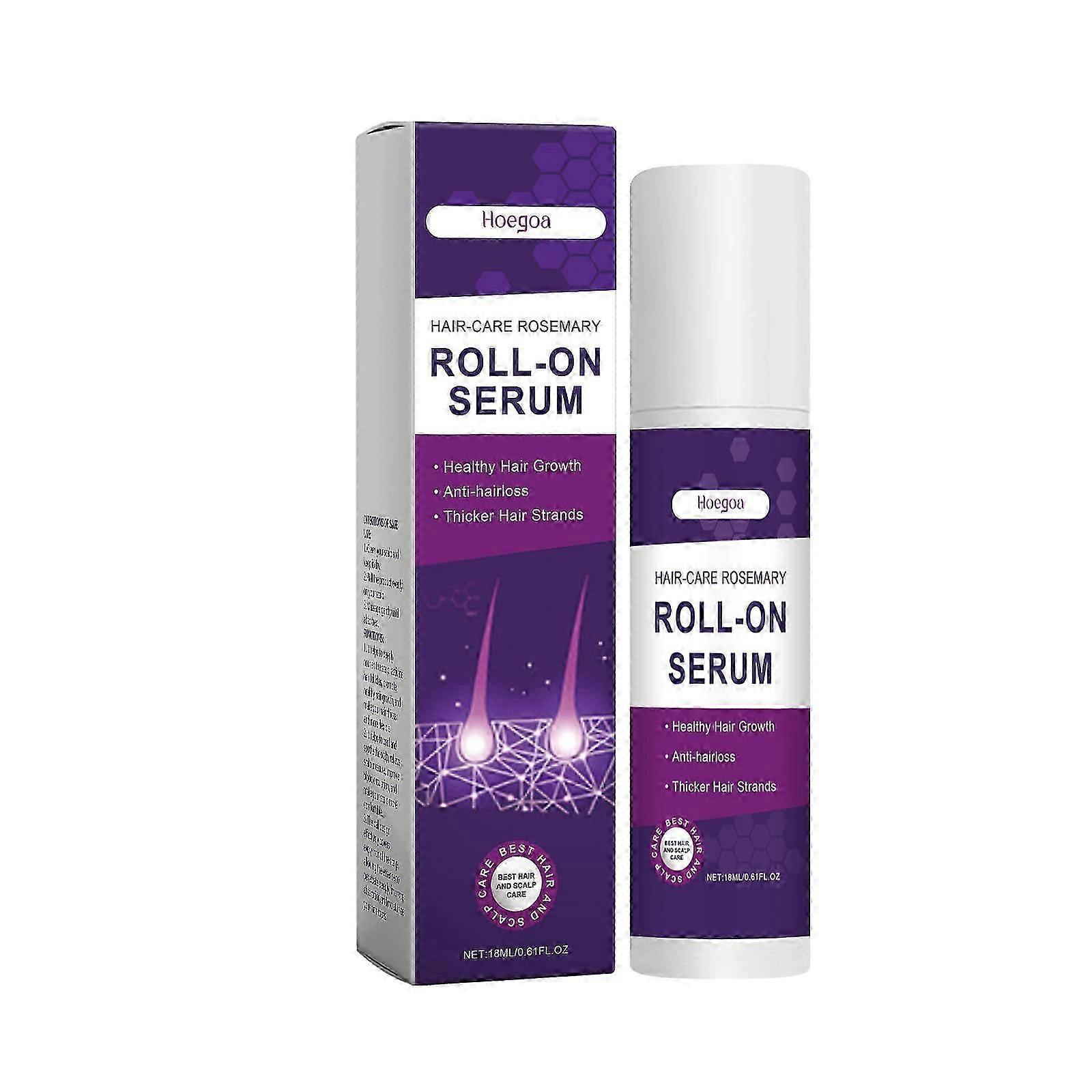 Pielęgnacja włosów Rosemary Roll-On Serum na porost włosów, Przeciw wypadaniu włosów, Wzmacniające i odżywcze serum do włosów, Pielęgnacja skóry głowy Esencja do pielęgnacji włosów